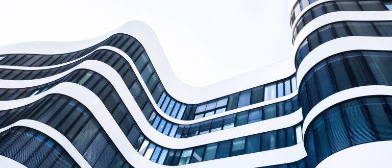 Bürogebäude, modernes Hochhaus Architekten und Planer