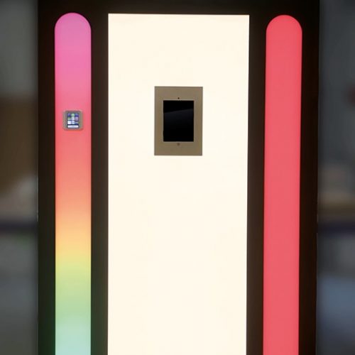 Cleverglas Flächenlicht Aufzug