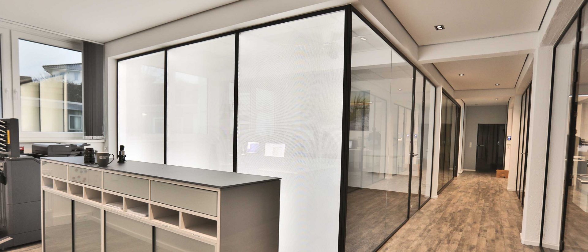 CLEVERGLAS Glastrennwandsystem