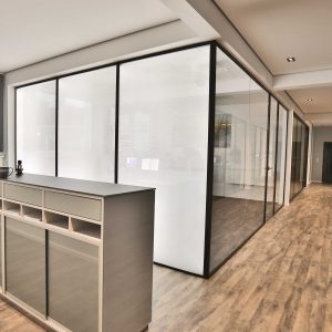 CLEVERGLAS Glastrennwandsystem